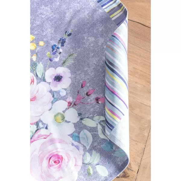 Maison d Hermine Cloth Placemats 100 Cotton Set of 4 Decorative Washable Table Placemat Dining Holidays Buffet Parties amp Wedding Use Summer Picnic  SpringSummer31  Sweet Rose Lavender  Lush Set of 4