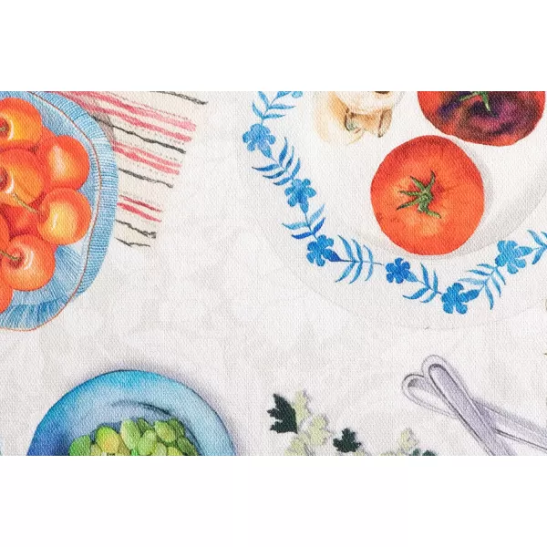 Maison d Hermine Cloth Placemats 100 Cotton Set of 4 Decorative Washable Table Placemat Dining Holidays Buffet Parties amp Wedding Use Summer Picnic  SpringSummer40  Gourmand Set of 4