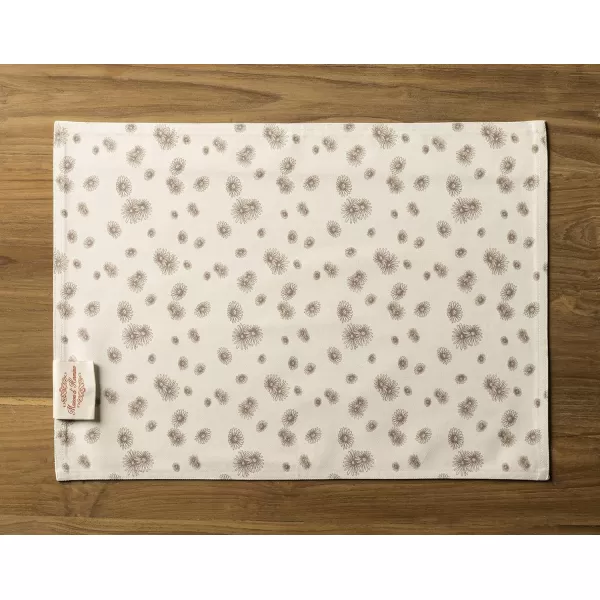 Maison d Hermine Cloth Placemats 100 Cotton Set of 4 Decorative Washable Table Placemat Dining Holidays Buffet Parties amp Wedding Use Summer Picnic  SpringSummer46  Bagatelle Set of 4