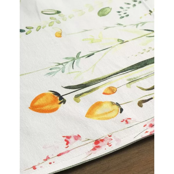 Maison d Hermine Cloth Placemats 100 Cotton Set of 4 Decorative Washable Table Placemat Dining Holidays Buffet Parties amp Wedding Use Summer Picnic  SpringSummer03  Botanical Fresh Set of 4