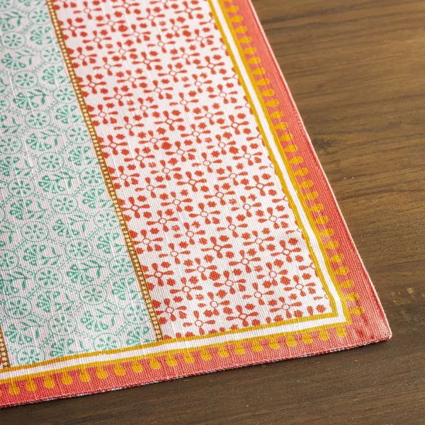 Maison d Hermine Cloth Placemats 100 Cotton Set of 4 Decorative Washable Table Placemat Dining Holidays Buffet Parties amp Wedding Use Summer Picnic  SpringSummer09  Provence Set of 4