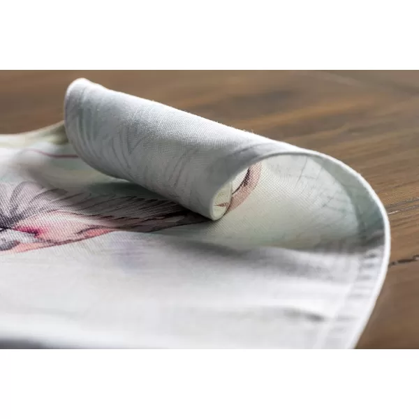 Maison d Hermine Cloth Placemats 100 Cotton Set of 4 Decorative Washable Table Placemat Dining Holidays Buffet Parties amp Wedding Use Summer Picnic  SpringSummer20  Flying Birds Set of 4