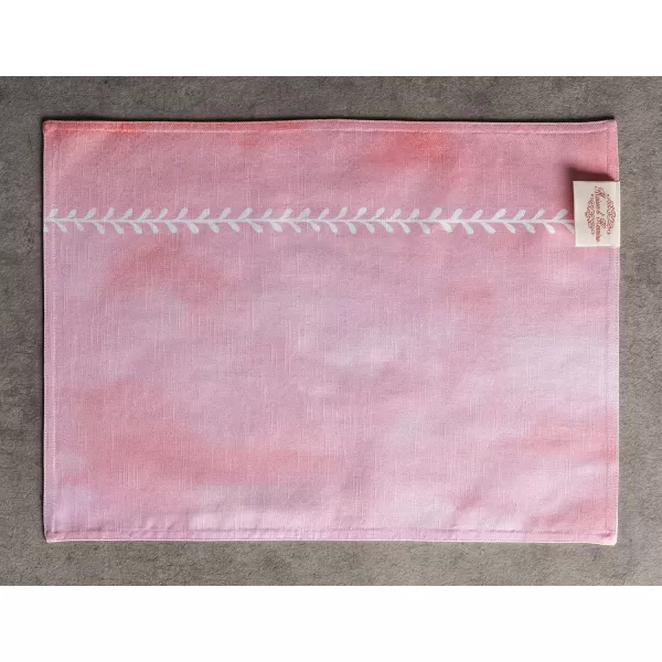 Maison d Hermine Cloth Placemats 100 Cotton Set of 4 Decorative Washable Table Placemat Dining Holidays Buffet Parties amp Wedding Use Summer Picnic  SpringSummer23  Happy Florals  High Summer Set of 4