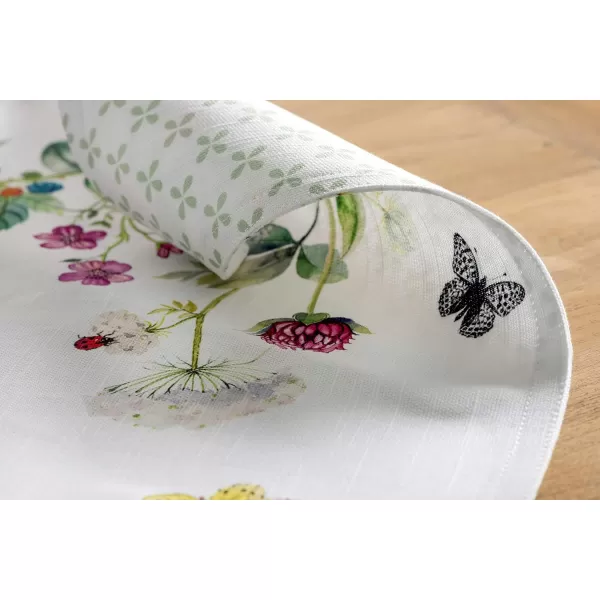Maison d Hermine Cloth Placemats 100 Cotton Set of 4 Decorative Washable Table Placemat Dining Holidays Buffet Parties amp Wedding Use Summer Picnic  SpringSummer15  Printemps Set of 4