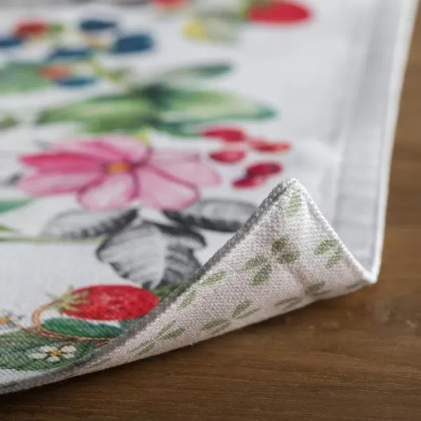 Maison d Hermine Cloth Placemats 100 Cotton Set of 4 Decorative Washable Table Placemat Dining Holidays Buffet Parties amp Wedding Use Summer Picnic  SpringSummer15  Printemps Set of 4