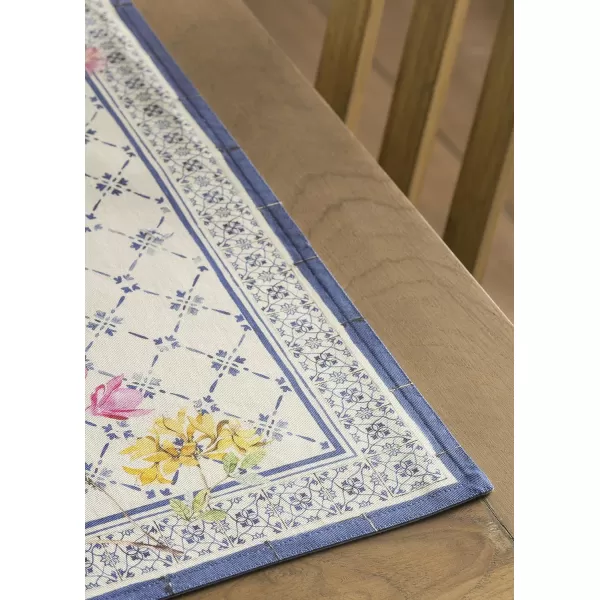 Maison d Hermine Cloth Placemats 100 Cotton Set of 4 Decorative Washable Table Placemat Dining Holidays Buffet Parties amp Wedding Use Summer Picnic  SpringSummer02  Faience Set of 4