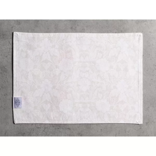 Maison d Hermine Cloth Placemats 100 Cotton Set of 4 Decorative Washable Table Placemat Dining Holidays Buffet Parties amp Wedding Use Summer Picnic  SpringSummer40  Gourmand Set of 4
