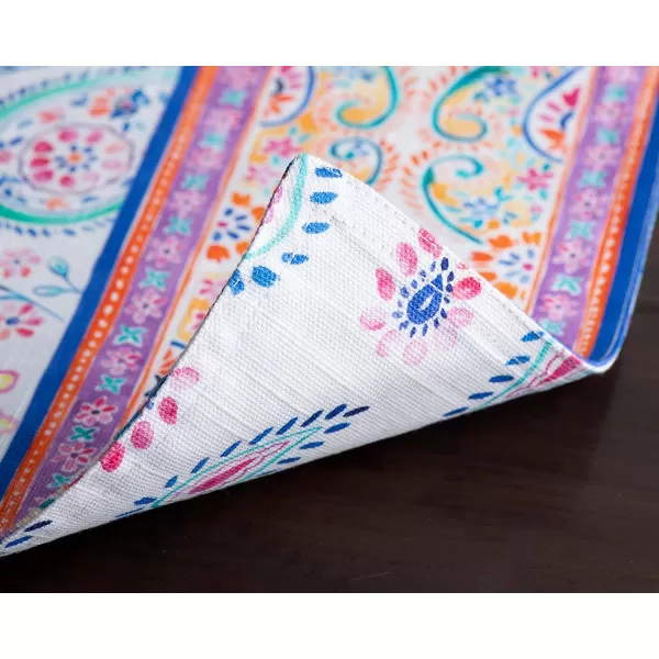 Maison d Hermine Cloth Placemats 100 Cotton Set of 4 Decorative Washable Table Placemat Dining Holidays Buffet Parties amp Wedding Use Summer Picnic  SpringSummer35  Indian Floral Set of 4