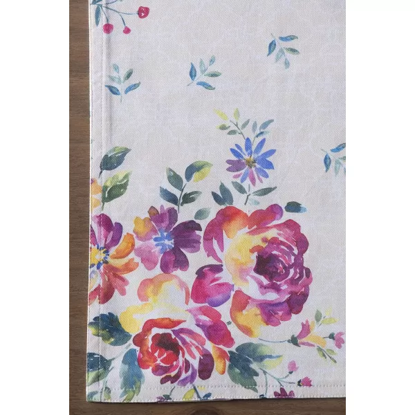 Maison d Hermine Cloth Placemats 100 Cotton Set of 4 Decorative Washable Table Placemat Dining Holidays Buffet Parties amp Wedding Use Summer Picnic  SpringSummer45  Rose Garden Set of 4
