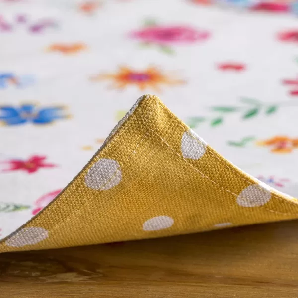 Maison d Hermine Cloth Placemats 100 Cotton Set of 4 Decorative Washable Table Placemat Dining Holidays Buffet Parties amp Wedding Use Summer Picnic  SpringSummer34  Happy Florals  Sweety Set of 4
