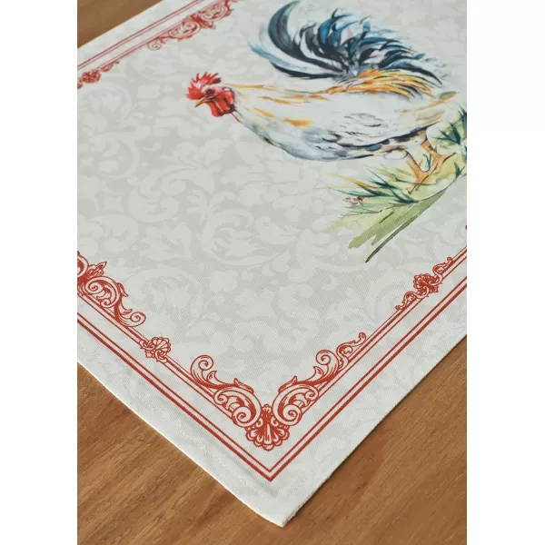 Maison d Hermine Cloth Placemats 100 Cotton Set of 4 Decorative Washable Table Placemat Dining Holidays Buffet Parties amp Wedding Use Summer Picnic  SpringSummer07  Campagne Set of 2