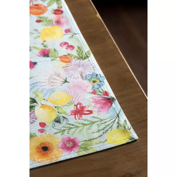 Maison d Hermine Cloth Placemats 100 Cotton Set of 4 Decorative Washable Table Placemat Dining Holidays Buffet Parties amp Wedding Use Summer Picnic  SpringSummer27  Jardin Dete  Mint Set of 4