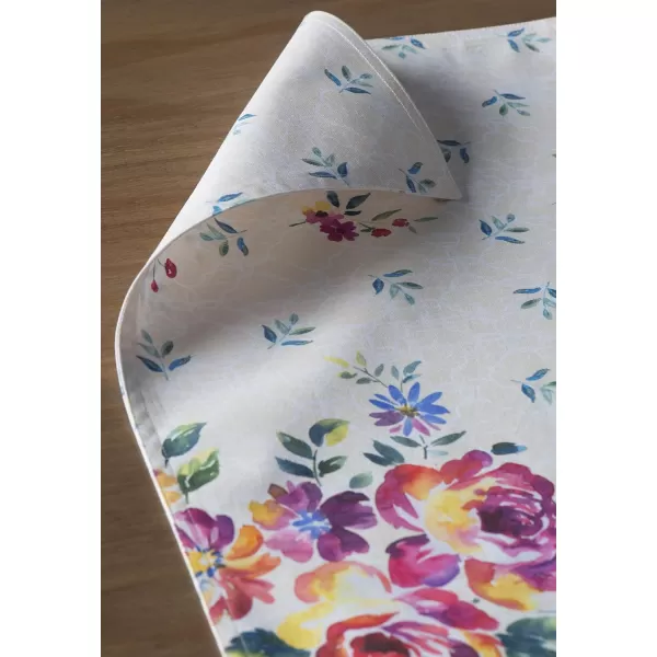 Maison d Hermine Cloth Placemats 100 Cotton Set of 4 Decorative Washable Table Placemat Dining Holidays Buffet Parties amp Wedding Use Summer Picnic  SpringSummer45  Rose Garden Set of 4
