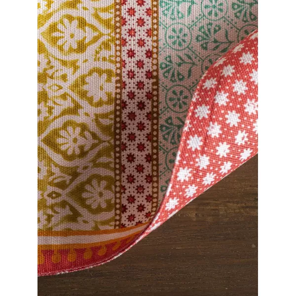 Maison d Hermine Cloth Placemats 100 Cotton Set of 4 Decorative Washable Table Placemat Dining Holidays Buffet Parties amp Wedding Use Summer Picnic  SpringSummer09  Provence Set of 4