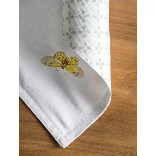 Maison d Hermine Cloth Placemats 100 Cotton Set of 4 Decorative Washable Table Placemat Dining Holidays Buffet Parties amp Wedding Use Summer Picnic  SpringSummer15  Printemps Set of 4