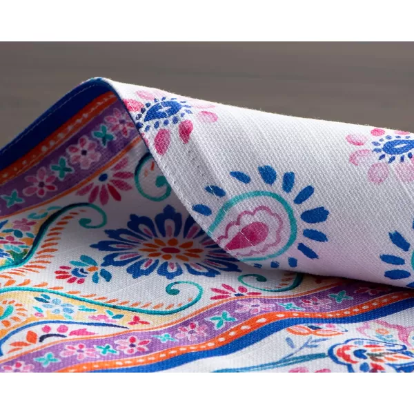 Maison d Hermine Cloth Placemats 100 Cotton Set of 4 Decorative Washable Table Placemat Dining Holidays Buffet Parties amp Wedding Use Summer Picnic  SpringSummer35  Indian Floral Set of 4