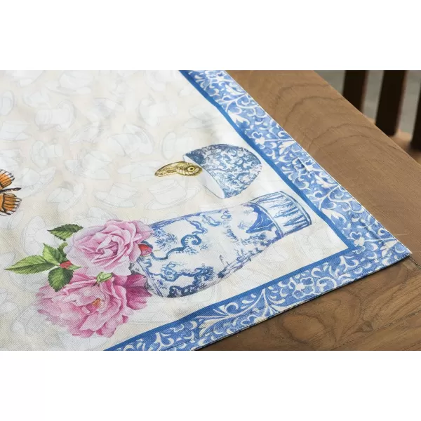 Maison d Hermine Cloth Placemats 100 Cotton Set of 4 Decorative Washable Table Placemat Dining Holidays Buffet Parties amp Wedding Use Summer Picnic  SpringSummer11  Canton Set of 2