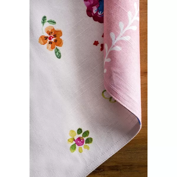 Maison d Hermine Cloth Placemats 100 Cotton Set of 4 Decorative Washable Table Placemat Dining Holidays Buffet Parties amp Wedding Use Summer Picnic  SpringSummer23  Happy Florals  High Summer Set of 4