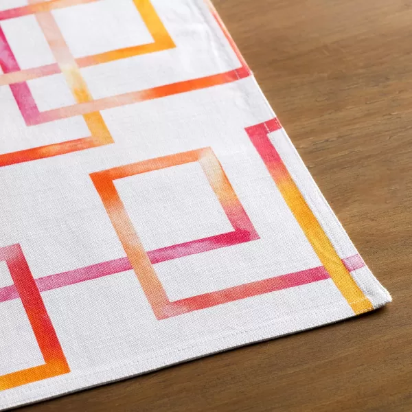 Maison d Hermine Cloth Placemats 100 Cotton Set of 4 Decorative Washable Table Placemat Dining Holidays Buffet Parties amp Wedding Use Summer Picnic  SpringSummer42  Summer Maze Set of 4
