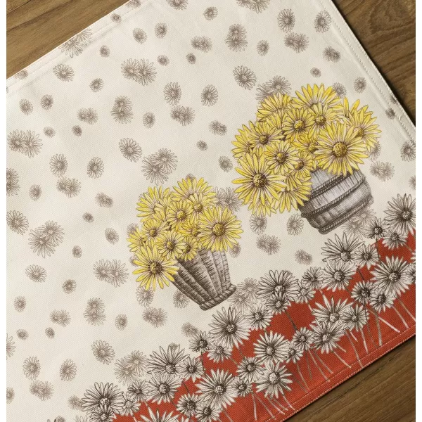 Maison d Hermine Cloth Placemats 100 Cotton Set of 4 Decorative Washable Table Placemat Dining Holidays Buffet Parties amp Wedding Use Summer Picnic  SpringSummer46  Bagatelle Set of 4