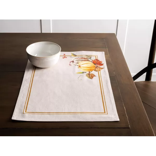 Maison d Hermine Dish Cloth 100 Cotton Set of 3 Quick Drying Dish Towels for Gifts Dining Kitchen Parties amp Tea Versailles  ThanksgivingChristmas13x19 Placemats Set of 4 04  Potiron