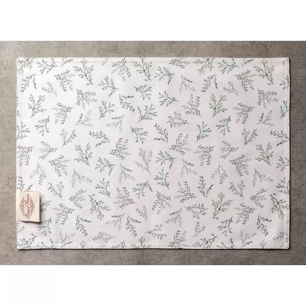 Maison d Hermine Dish Cloth 100 Cotton Set of 3 Quick Drying Dish Towels for Gifts Dining Kitchen Parties amp Tea Versailles  ThanksgivingChristmas13x19 Placemats Set of 4 06  Holly Time
