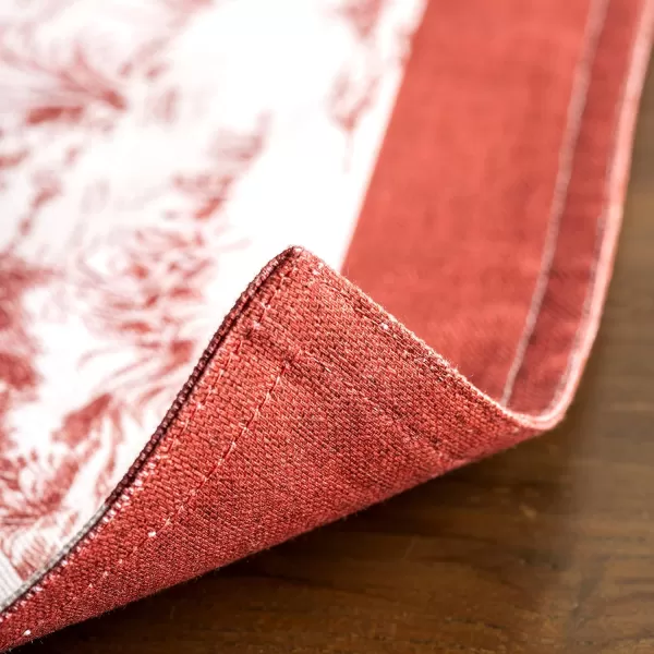 Maison d Hermine Dish Cloth 100 Cotton Set of 3 Quick Drying Dish Towels for Gifts Dining Kitchen Parties amp Tea Versailles  ThanksgivingChristmas13x19 Placemats Set of 4 38  Holy Jouy  Red