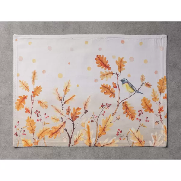 Maison d Hermine Dish Cloth 100 Cotton Set of 3 Quick Drying Dish Towels for Gifts Dining Kitchen Parties amp Tea Versailles  ThanksgivingChristmas13x19 Placemats Set of 4 14  Oak Leaves