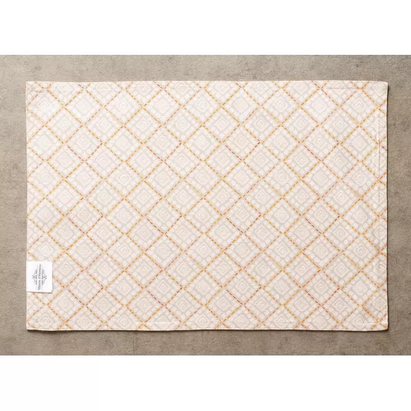 Maison d Hermine Dish Cloth 100 Cotton Set of 3 Quick Drying Dish Towels for Gifts Dining Kitchen Parties amp Tea Versailles  ThanksgivingChristmas13x19 Placemats Set of 4 24  Pumpkin Garden  Cloudy Cream