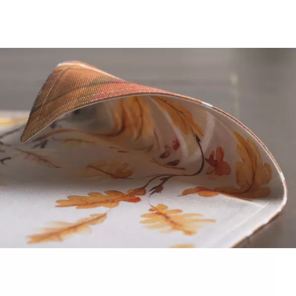 Maison d Hermine Dish Cloth 100 Cotton Set of 3 Quick Drying Dish Towels for Gifts Dining Kitchen Parties amp Tea Versailles  ThanksgivingChristmas13x19 Placemats Set of 4 14  Oak Leaves
