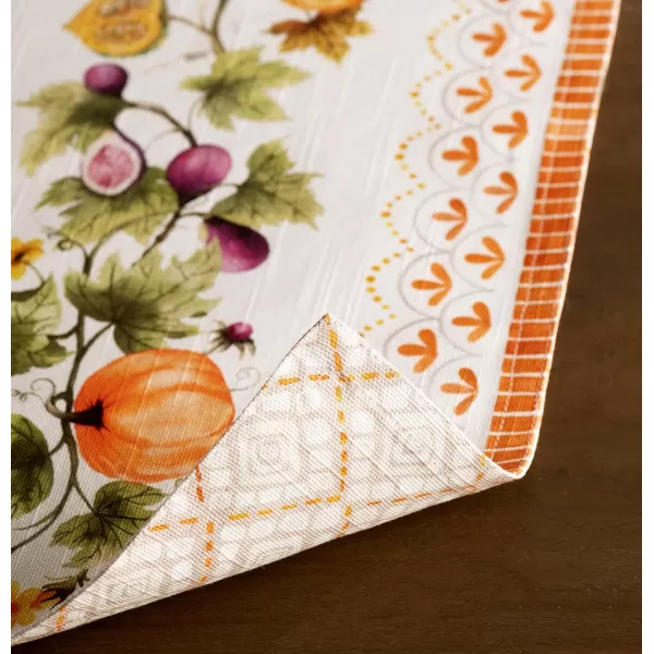 Maison d Hermine Dish Cloth 100 Cotton Set of 3 Quick Drying Dish Towels for Gifts Dining Kitchen Parties amp Tea Versailles  ThanksgivingChristmas13x19 Placemats Set of 4 24  Pumpkin Garden  Cloudy Cream