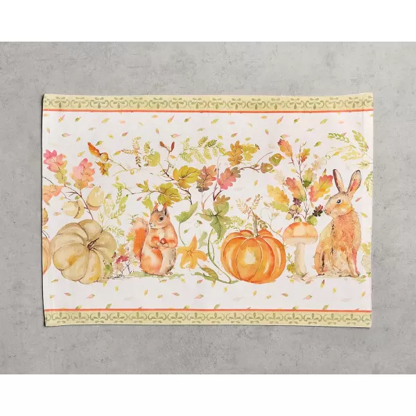 Maison d Hermine Dish Cloth 100 Cotton Set of 3 Quick Drying Dish Towels for Gifts Dining Kitchen Parties amp Tea Versailles  ThanksgivingChristmas13x19 Placemats Set of 4 39  Pumpkin Passion