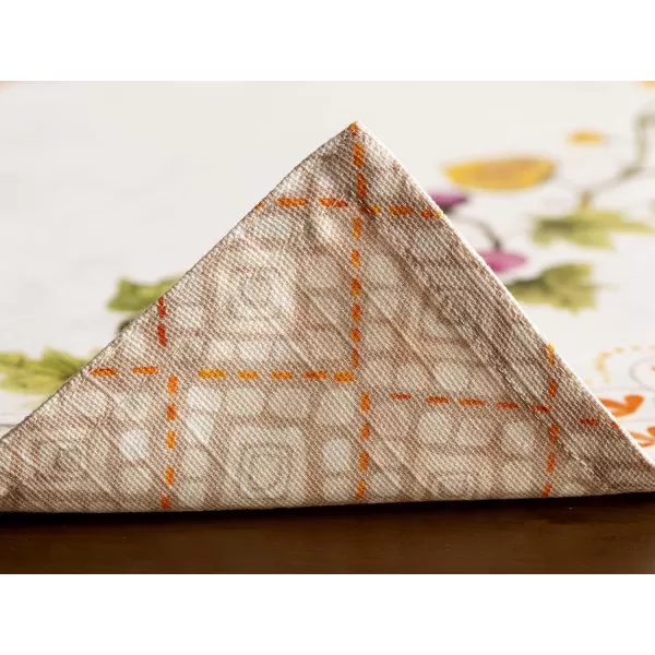 Maison d Hermine Dish Cloth 100 Cotton Set of 3 Quick Drying Dish Towels for Gifts Dining Kitchen Parties amp Tea Versailles  ThanksgivingChristmas13x19 Placemats Set of 4 24  Pumpkin Garden  Cloudy Cream
