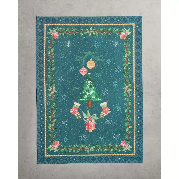 Maison d Hermine Dish Cloth 100 Cotton Set of 3 Quick Drying Dish Towels for Gifts Dining Kitchen Parties amp Tea Versailles  ThanksgivingChristmas20x2750 Kitchen Towel Set of 3 47  Hygge Christmas