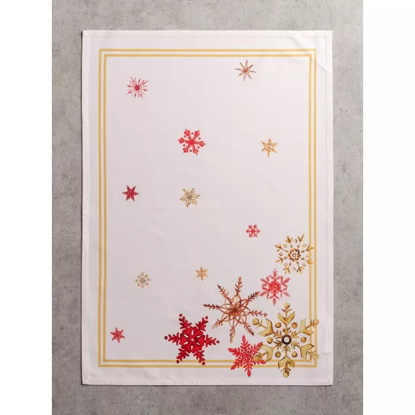 Maison d Hermine Dish Cloth 100 Cotton Set of 3 Quick Drying Dish Towels for Gifts Dining Kitchen Parties amp Tea Versailles  ThanksgivingChristmas20x2750 Kitchen Towel Set of 3 35  Crystal Star