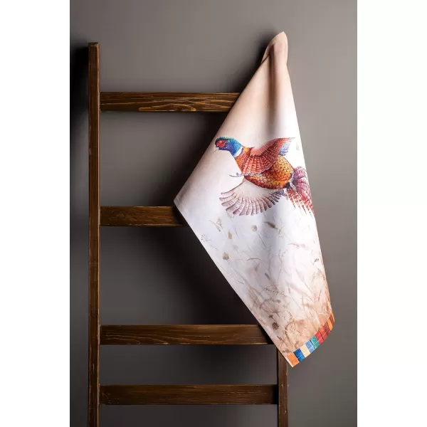 Maison d Hermine Dish Cloth 100 Cotton Set of 3 Quick Drying Dish Towels for Gifts Dining Kitchen Parties amp Tea Versailles  ThanksgivingChristmas20x2750 Kitchen Towel Set of 3 34  Faisan Dautomne