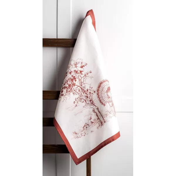 Maison d Hermine Dish Cloth 100 Cotton Set of 3 Quick Drying Dish Towels for Gifts Dining Kitchen Parties amp Tea Versailles  ThanksgivingChristmas20x2750 Kitchen Towel Set of 3 38  Holy Jouy  Red