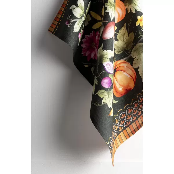 Maison d Hermine Dish Cloth 100 Cotton Set of 3 Quick Drying Dish Towels for Gifts Dining Kitchen Parties amp Tea Versailles  ThanksgivingChristmas20x2750 Kitchen Towel Set of 3 20  Pumpkin Garden  Dark Green