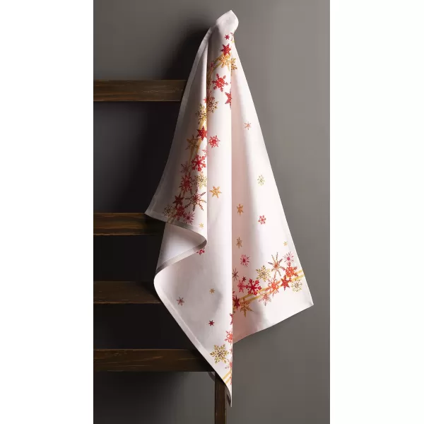 Maison d Hermine Dish Cloth 100 Cotton Set of 3 Quick Drying Dish Towels for Gifts Dining Kitchen Parties amp Tea Versailles  ThanksgivingChristmas20x2750 Kitchen Towel Set of 3 35  Crystal Star