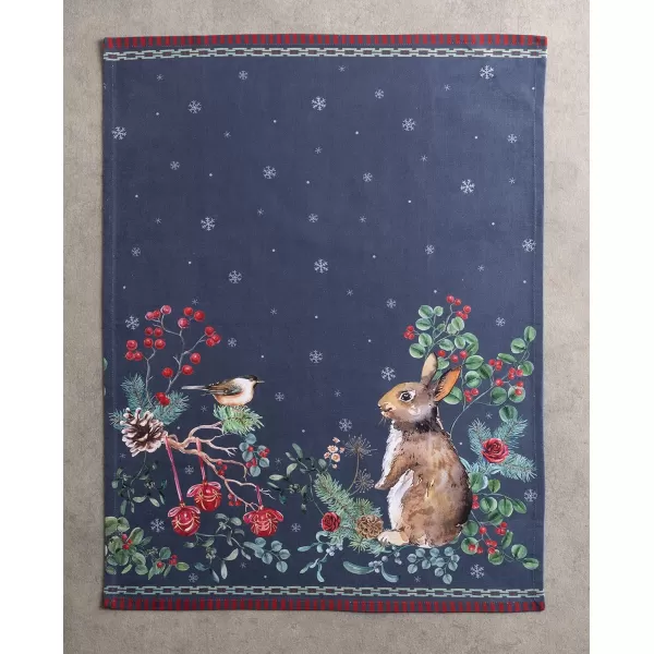 Maison d Hermine Dish Cloth 100 Cotton Set of 3 Quick Drying Dish Towels for Gifts Dining Kitchen Parties amp Tea Versailles  ThanksgivingChristmas20x2750 Kitchen Towel Set of 3 30  Christmas Joy