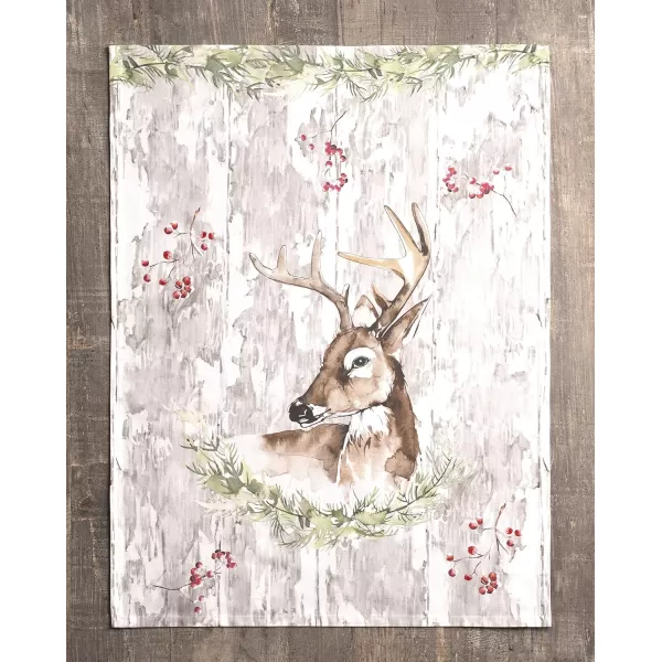 Maison d Hermine Dish Cloth 100 Cotton Set of 3 Quick Drying Dish Towels for Gifts Dining Kitchen Parties amp Tea Versailles  ThanksgivingChristmas20x2750 Kitchen Towel Set of 3 29  Mountain Life