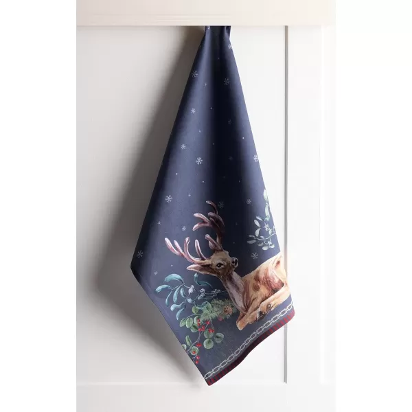 Maison d Hermine Dish Cloth 100 Cotton Set of 3 Quick Drying Dish Towels for Gifts Dining Kitchen Parties amp Tea Versailles  ThanksgivingChristmas20x2750 Kitchen Towel Set of 3 30  Christmas Joy