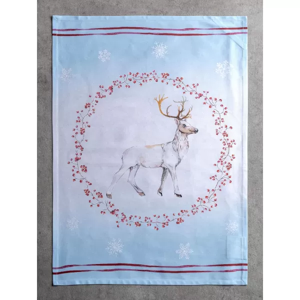 Maison d Hermine Dish Cloth 100 Cotton Set of 3 Quick Drying Dish Towels for Gifts Dining Kitchen Parties amp Tea Versailles  ThanksgivingChristmas20x2750 Kitchen Towel Set of 3 37  Fairytale Forest