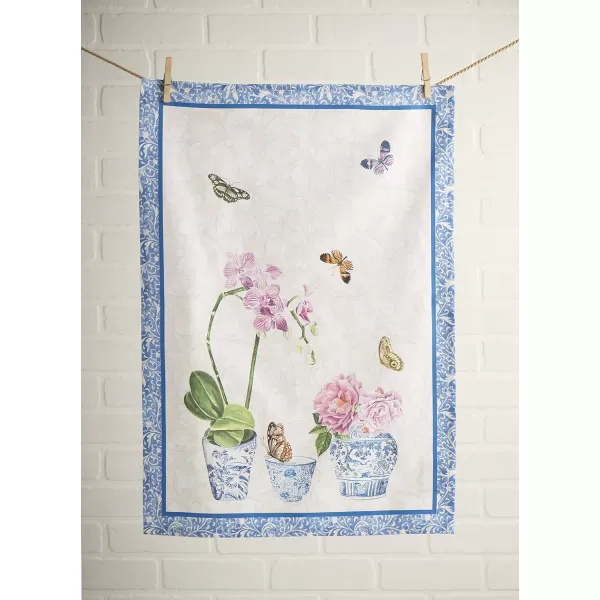 Maison d Hermine Dish Cloth 100 Cotton Set of 3 Quick Drying Dish Towels for Gifts Restaurant Dining Kitchen Parties amp Tea Citrus  SpringSummer02  Canton Pack of 3