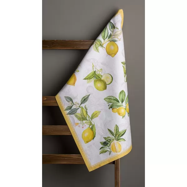 Maison d Hermine Dish Cloth 100 Cotton Set of 3 Quick Drying Dish Towels for Gifts Restaurant Dining Kitchen Parties amp Tea Citrus  SpringSummer03  Limoncello Pack of 3