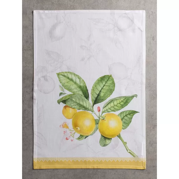 Maison d Hermine Dish Cloth 100 Cotton Set of 3 Quick Drying Dish Towels for Gifts Restaurant Dining Kitchen Parties amp Tea Citrus  SpringSummer03  Limoncello Pack of 3