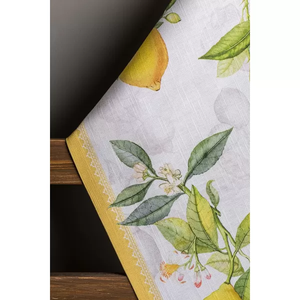 Maison d Hermine Dish Cloth 100 Cotton Set of 3 Quick Drying Dish Towels for Gifts Restaurant Dining Kitchen Parties amp Tea Citrus  SpringSummer03  Limoncello Pack of 3