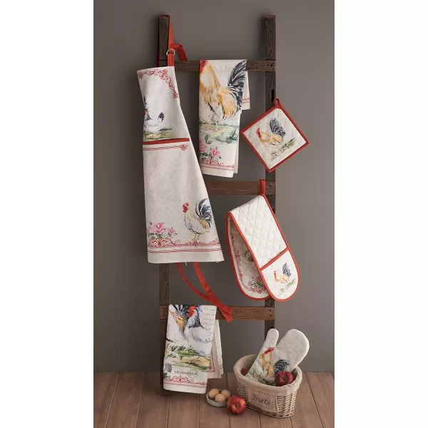 Maison d Hermine Dish Cloth 100 Cotton Set of 3 Quick Drying Dish Towels for Gifts Restaurant Dining Kitchen Parties amp Tea Citrus  SpringSummer06  Campagne  Basse Cour Pack of 2