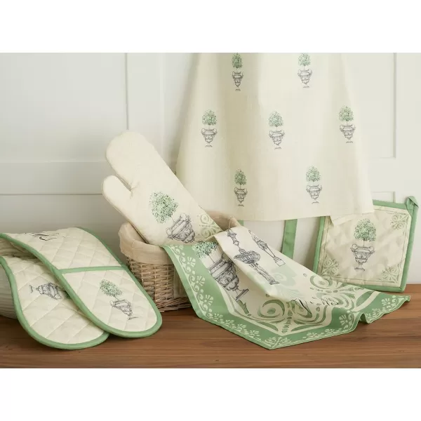 Maison d Hermine Dish Cloth 100 Cotton Set of 3 Quick Drying Dish Towels for Gifts Restaurant Dining Kitchen Parties amp Tea Citrus  SpringSummer16  Jardin Du Roy Pack of 2