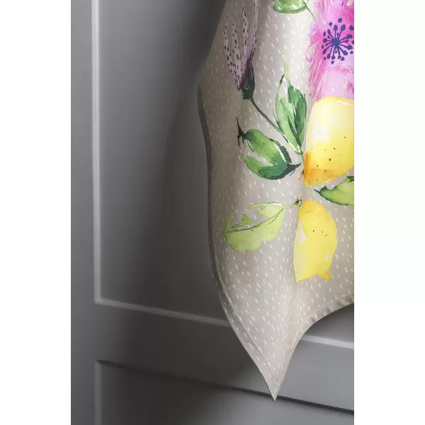 Maison d Hermine Dish Cloth 100 Cotton Set of 3 Quick Drying Dish Towels for Gifts Restaurant Dining Kitchen Parties amp Tea Citrus  SpringSummer21  Jardin Dete  Fog Pack of 3